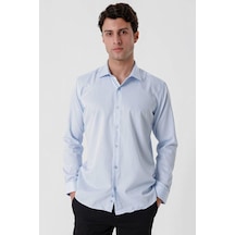 Efor Gk 677 Slim Fit Mavi Altro Gömlek Mavi