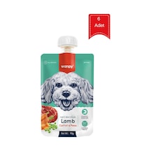 Wanpy Kuzu Etli Ve Havuçlu Ezme Köpek Ödül Maması 90 Gr X 6 Adet