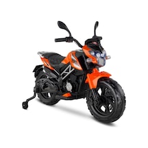 447 Motocross Akülü Motor Çocuk Motoru Turuncu Turuncu