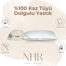 %100 Kaz Tüyü Dolgulu, %30 Gıdık Uyku Yastığı / 50x70 1000gr / 1