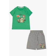 Breeze Erkek Çocuk Şortlu Takım Oyun Zamanı Mutlu Hayvancıklar Baskılı 1-4 Yaş, Yeşil-yeşil Yeşil Breeze Erkek Çocuk Şortlu Takım Oyun Zamanı Mutlu Hayvancıklar Baskılı 1-4 Yaş, Yeşil-yeşil Yeşil