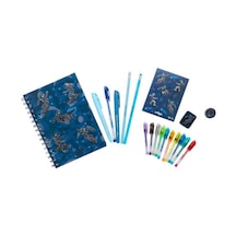 Smiggle Epic Adventures A5 Çizgili Defterli Kırtasiye Hediye Seti Lacivert 482229
