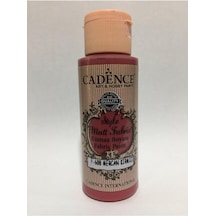 Cadence Style Matt Fabric Kumaş Boyası F 608 Mercan