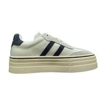 Lufian Angela Kadın Yüksek Taban Beyaz Sneaker Ayakkabı 121230025 Beyaz