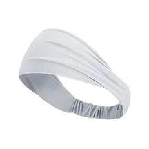 Kaymaz, Hızlı Isı Dağıtıcı, Nem Emici, Yumuşak Ve Nefes Alabilir Spor Yoga Bandı Fitness, Atletik, Açık Gri Çok Renkli