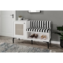 Trio White Tarz Ayakkabılık %100mdf Beyaz