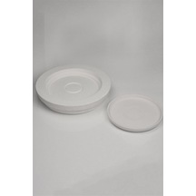 Dik Kenarlı Tabak Alçı Kalıp - 28 Cm