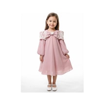 Xo Kids Kız Çocuk Elbise 3-10 Yaş 985 Pembe
