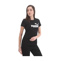 Puma Essential Logo Tee Kadın Tişört Siyah