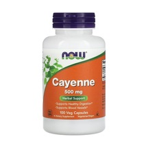 Now Foods Cayene, 500 Mg, 100 Veg Capsules