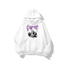 Unisex Courage Sweatshirt Hoodie Beyaz Beyaz Unisex Courage Sweatshirt Hoodie Beyaz Beyaz