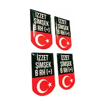 Kişiye Özel Silah Kabza Şarjör Sticker 4 Adet