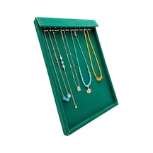 KutuveAksesuar Kolye Bileklik Tesbih Takı Standı 10 Lu Yeşil Yeşil