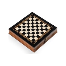 Selge Küçük Satranç Takımı 25cm - Siyah