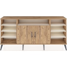 Arges Konsol 8 Raflı 2 Kapaklı 176x30x83 Çam-çam/aytaşı Çam/aytaşı