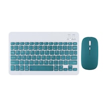 Fuchsia Sunny Renkli İnce Zarif Bluetooth Bağlantılı Çok Amaçlı Klavye Mouse Set Lazer