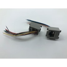 8P8C Rj45 Dişi Kablolu Soket