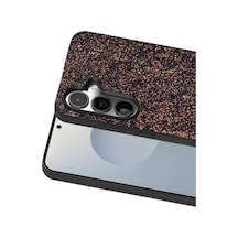 Onegif Samsung Galaxy S25 Plus Uyumlu Bright Simli Kapak - Derin Mor