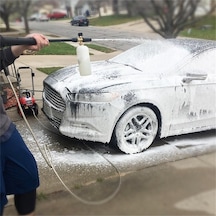 Novahub Yüksek Basınçlı Araç Yıkama Seti: Köpük Tabancası, 5 Nozul, Abs+metal, Hızlı Bağlantı