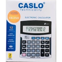Caslo Hesap Makinası Masaüstü 12 Hane CS-3122
