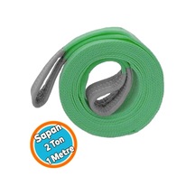 Tr Sapan Polyester Spanzet 2 Ton 1 Metre Yeşil Sağlam Yük Kaldırma Taşıma İndirme Halat
