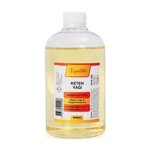 Ağartılmış Keten Yağı 500 Ml. Rafine Resim Yağı Linseed Oil Bleac