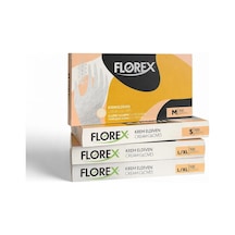 Florex Tek Kullanımlık Hibrit Eldiven - Silikon Ve Lateks İçermez, Yumuşak Doku Ve Elastik Tasarım, Gıda Uyumlu
