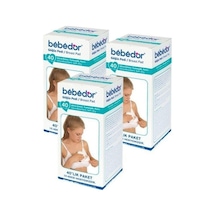 Bebedor Polietilen Dış Yüzeyli Göğüs Pedi 40 Lı 3 Paket