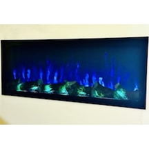 14 Efekt Dekoratif Şömine Bluetoooth+kumanda+çıtırtı 120x25x16 Cm