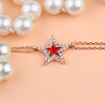Glorria Gümüş Taşlı Yıldız Bileklik N11.13077