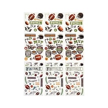 Paper House Productions Çıkartma Çeşitleri Paketi, Futbol, 3&apos Lü Paket, 3 Parça