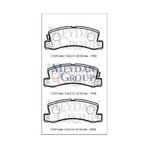 Toyota Avensıs 98/00 Arka Fren Balatası 1,8/2,0 Disk 107,6x35x15 Daıwa - Fren Ve Ekipmanları