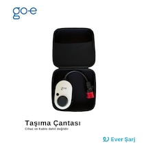 Go-E Charger Şarj Cihazı Ve Kablosu İçin Taşıma Çantası Siyah