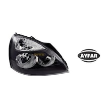 Ayfar 202233 Far Sinyal Sağ Clıo Iı-symbol Iı 04 Elektrikli H7 H1 Siyah Kapaklı Mako Tipi 7701051770-7701054063