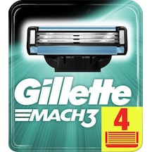 Gillette Mach3 Yedek Başlık 4'lü