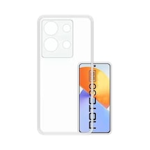 Herşeytrend İnfinix Note 30 Kılıf Lüx Şeffaf Silikon Çok Renkli Diğer