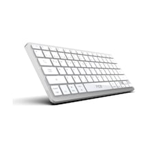 Ibk-565st Bluetooth 5.0 Rechargeable Smart Silver Keyboard, 150 Saat Kullanım Süresi, Telefon, Tablet,pc, Tv, Bt Cihazlarla Uyumlu, Taşınabilir, 10m Kullanım Mesafesi