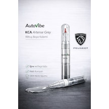 Peugeot Rötuş Boyası Ve Rötuş Çeliği Seti Kalemi Kca Artense Grey Artense Gri 2si1arada Çizik Giderici