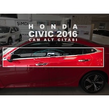 Honda Civic Fc5 Cam Alt Çıtası Kromu Nikelajı 2016 Sonrası