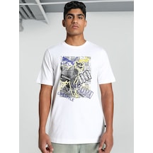 Puma Graphics Photoprint Tee Erkek Beyaz Tişört - 683213 02 Beyaz