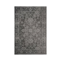 Kartela Halı Lino Halı Jüt Taban Dokuma Halı Antrasit - 120 X 180 Cm