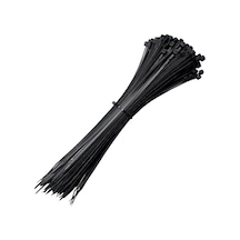 Gwest Siyah Kablo Bağı Plastik Cırt Kelepçe 3.6x200mm 100 Adet Siyah 3.6x200 Mm