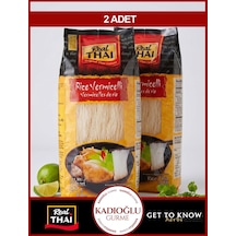 Real Thai Pirinç Şehriye Rice Vermicelli 375 Gr X 2 Adet