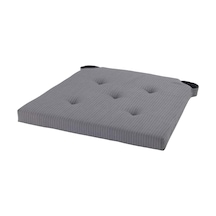 Ikea Justina Sandalye Minderi, Gri, 35/42 X 40 X 4 Cm Diğer