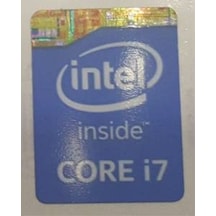 OEM İntel inside Core i7 Sticker Etiket D5