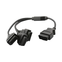Obd Çoklama Kablosu 1 Erkek Obd Den 3 Dişi Obd Kablosu Aynı Anda 3 Cihaz Bağla