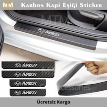Subaru Impreza Karbon Kapı Eşiği Sticker (4 Adet)