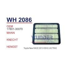 WUNDER WH2086 HAVA FİLTRESİ - Toyota Uyumlu New HIACE 2013 KDH2 LH2 TRH2