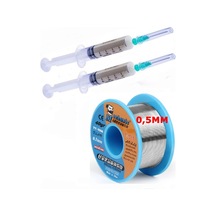 Mechanic 0.5 Mm 40 Gr Lehim Teli+2li Flux Lehim Toplama