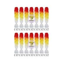 X-pression Afrika Örgüsü Ombreli Sentetik Saç 100 Gr 3 Renk 47